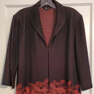 Misook Women's Sz XL One Clasp Jacket